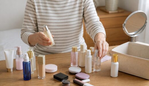 捨て活　化粧品を見直し　肌も暮らしもシンプルに